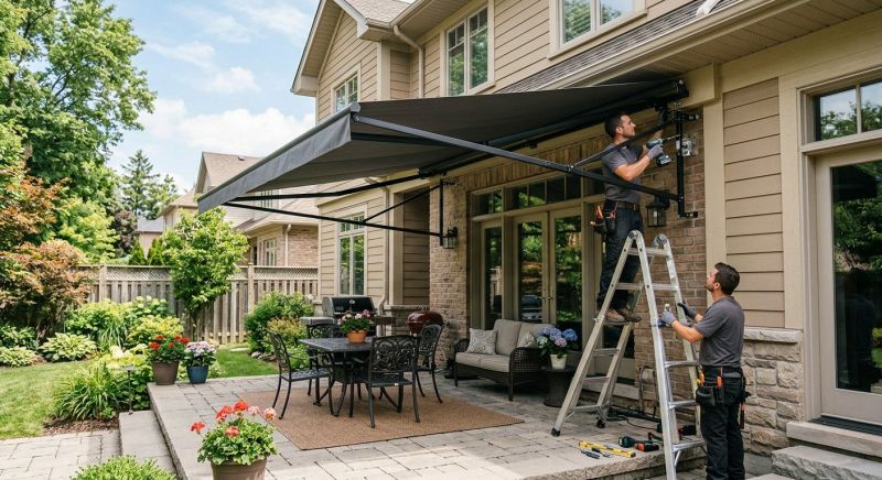 Custom Awning Installation in Sonoma County, CA