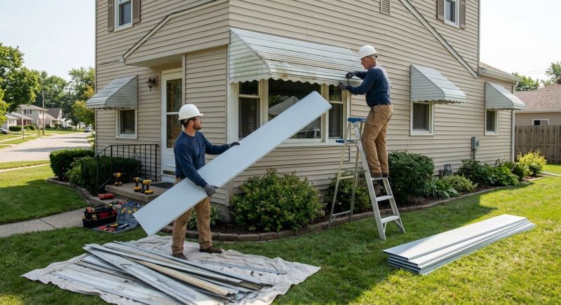 Aluminum Awning Installation in Napa, CA