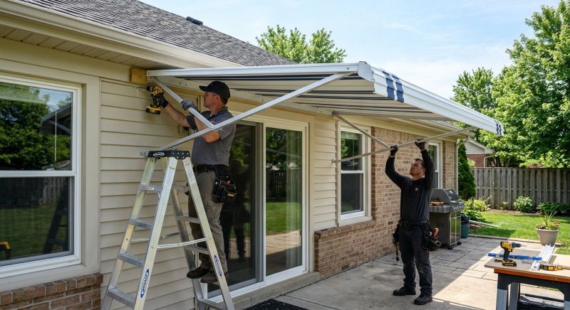 Aluminum Awning Replacement in Sonoma County, CA