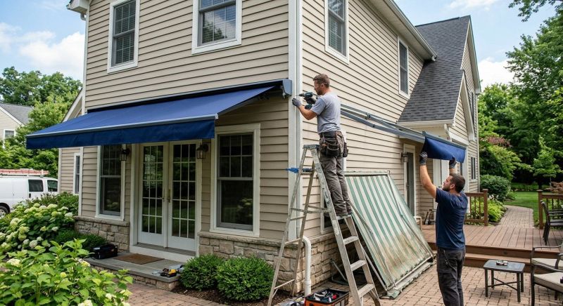 Awning Replacement in Marin County, CA