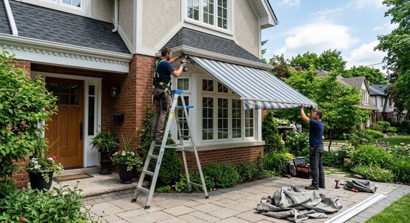 Cloth Awning Replacement in Marin County, CA