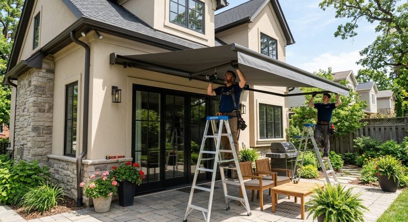 Custom Awning Installation in Sonoma County, CA