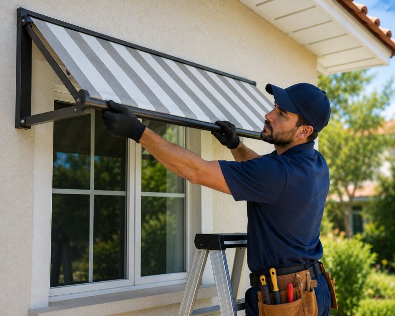 Custom Awning Installation in Marin County, CA