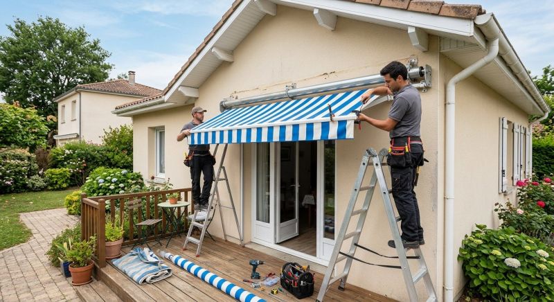 Deck Awning Installation in Marin County, CA
