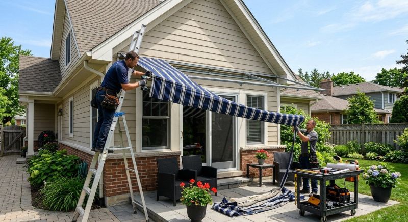 Deck Awning Replacement in Marin County, CA