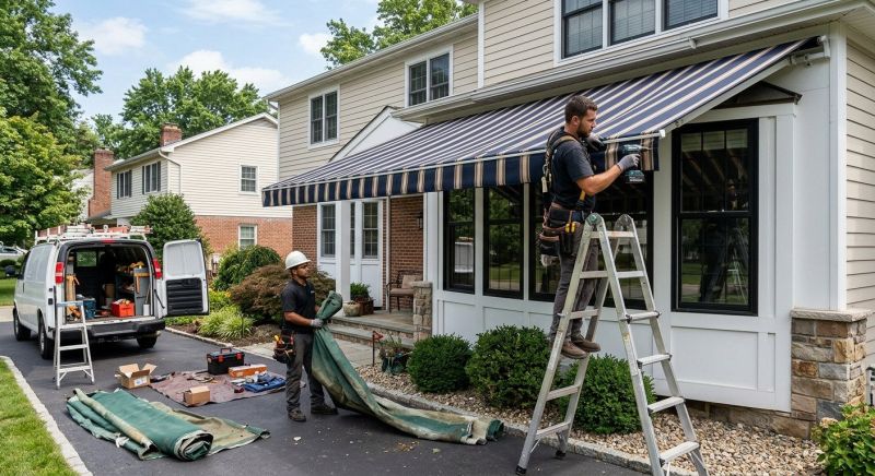 Deck Awning Replacement in Santa Rosa, CA