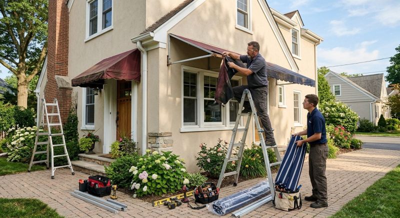 Fabric Awning Installation in Napa, CA