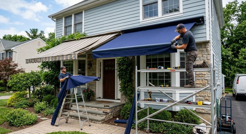 Fabric Awning Installation in Santa Rosa, CA