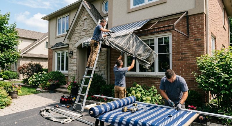 Fabric Awning Replacement in Sonoma County, CA