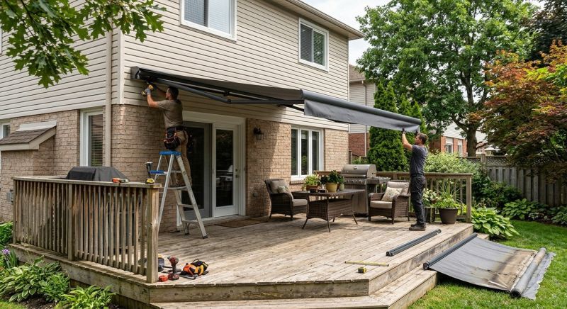 Fabric Awning Replacement in Marin County, CA
