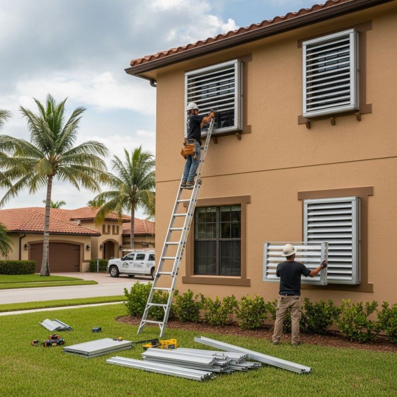 Hurricane Shutter Installation in Longmont, CO