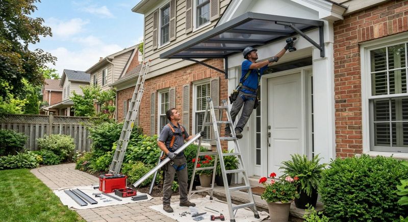 Metal Awning Installation in Santa Rosa, CA