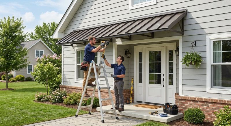 Metal Awning Replacement in Marin County, CA
