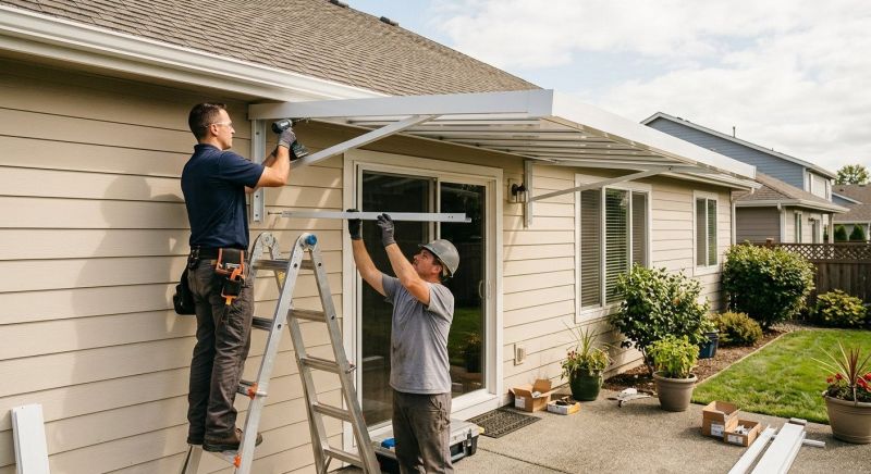 Metal Patio Cover Installation in Marin County, CA