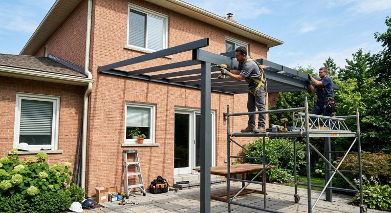 Metal Shade Installation in Fayetteville, NC