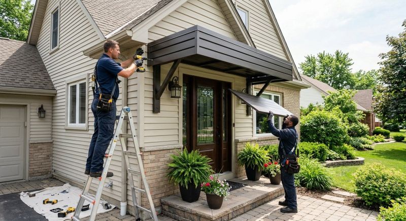 Metal Shade Installation in Fayetteville, NC
