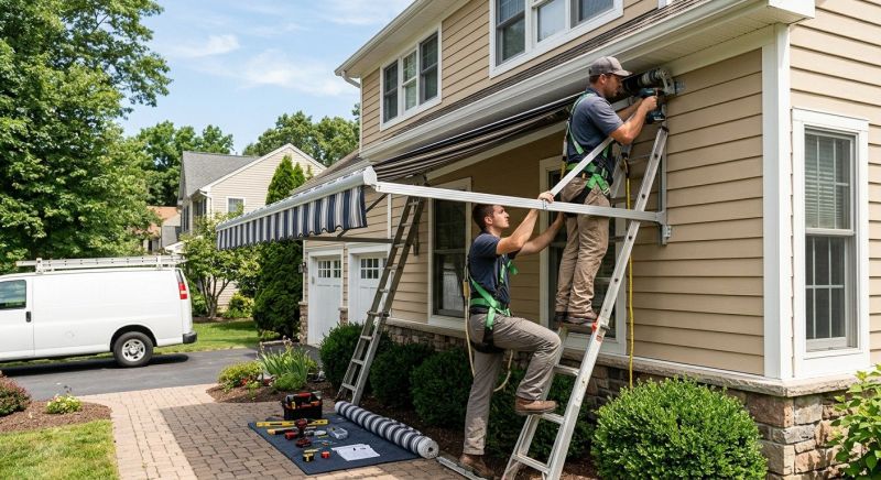 Motorized Awning Installation in Marin County, CA