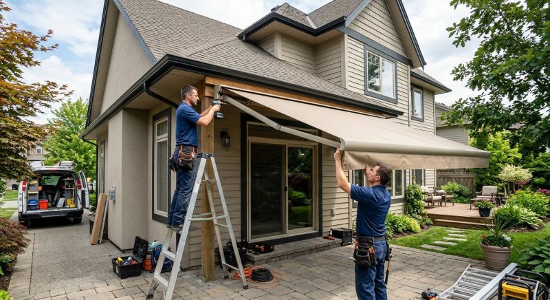 Motorized Awning Installation in Marin County, CA