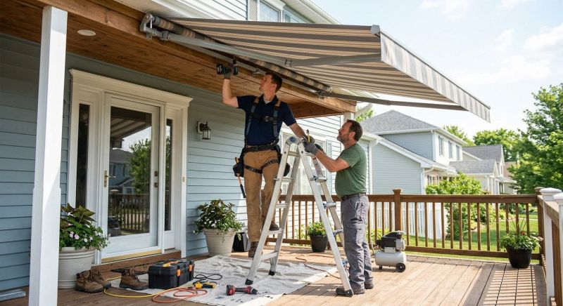 Retractable Awning Replacement in Sonoma County, CA