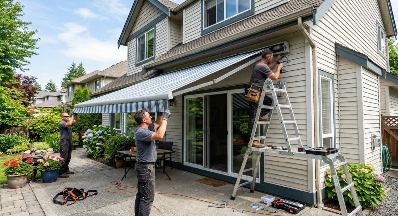 Retractable Awning Replacement in Sonoma County, CA