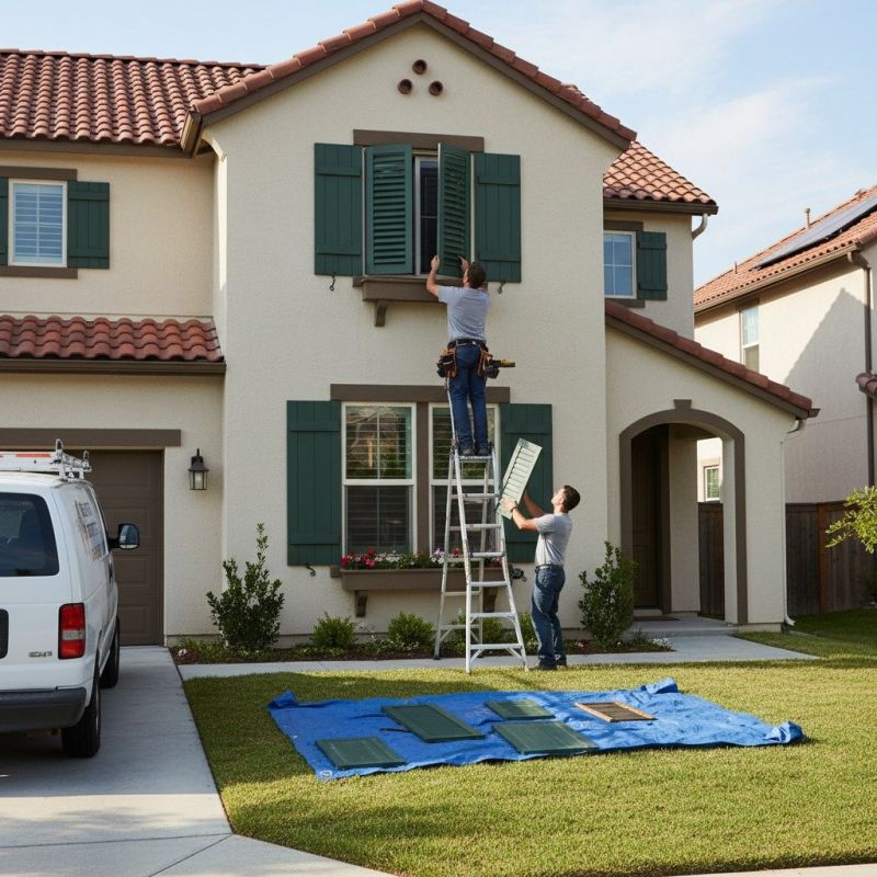 Shutter Latch Replacement in Littleton, CO