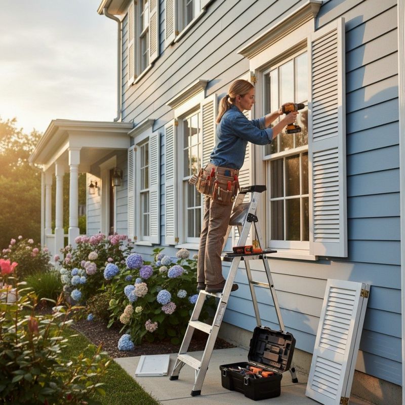 Shutter Reattachment in Olathe, KS