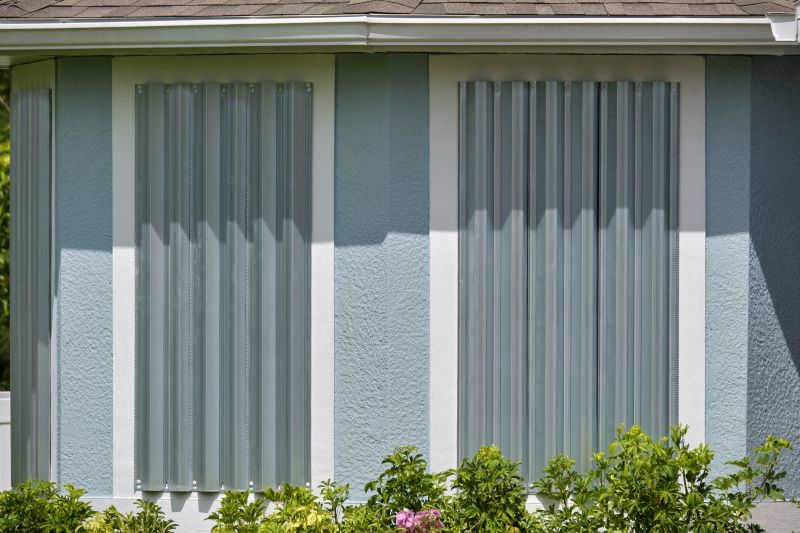 Newly Installed Storm Shutters