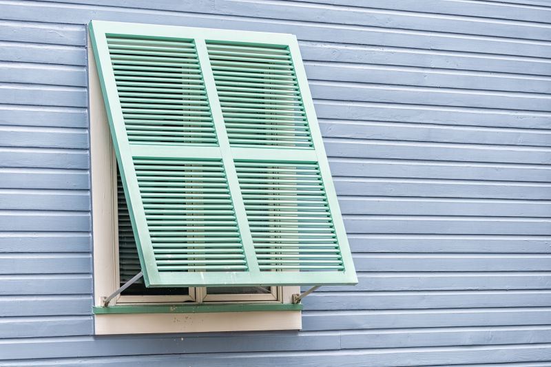 Maintenance Work on Storm Shutters